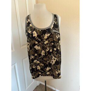 Elizabeth and James Women's Floral Silk Tank